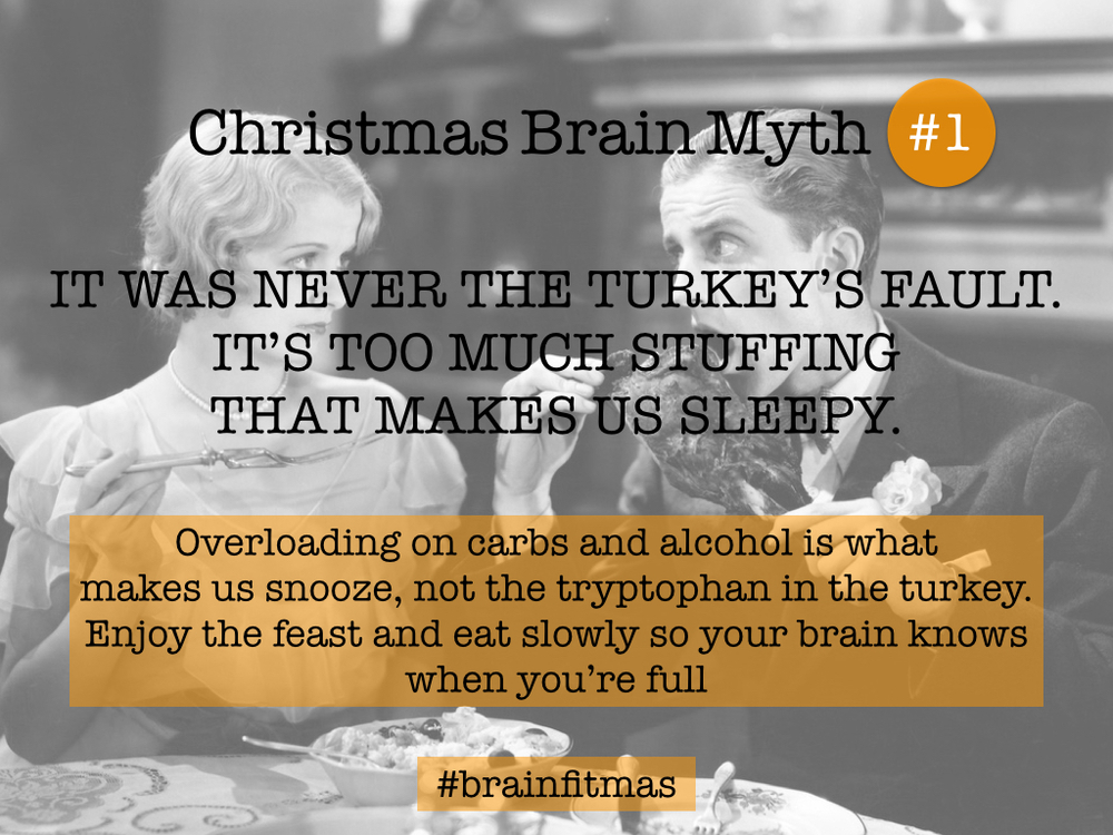 Happy #brainfitmas Christmas Myth No1