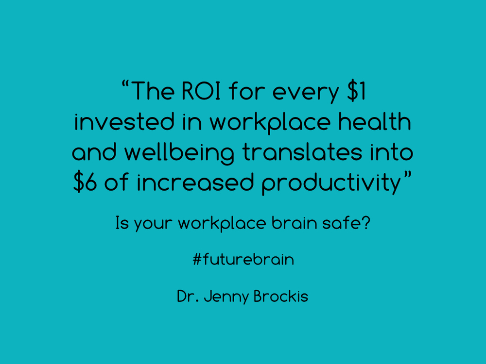   The best investment we will ever make is in our own brain health