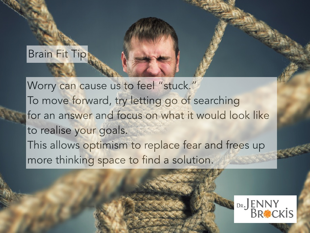 How to overcome the sticky thinking of worry #futurebrain