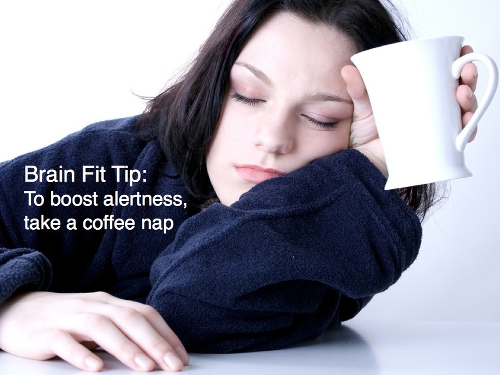 Boost mental alertness with a caffeine-nap combo