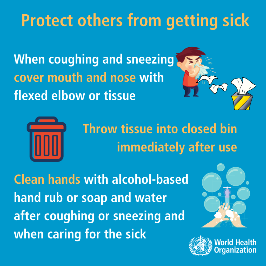 COVID-19 Protect others from getting sick
