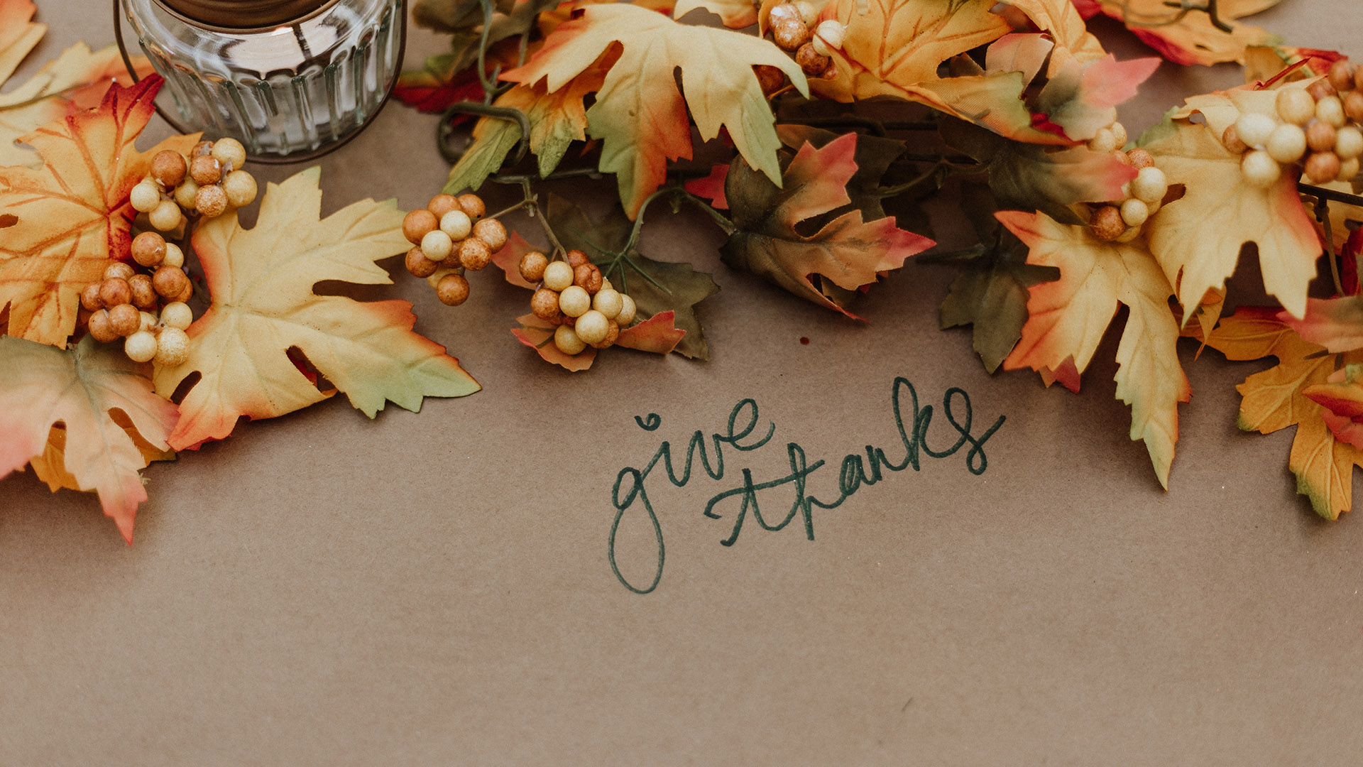 Giving Thanks. Why Gratitude Matters.