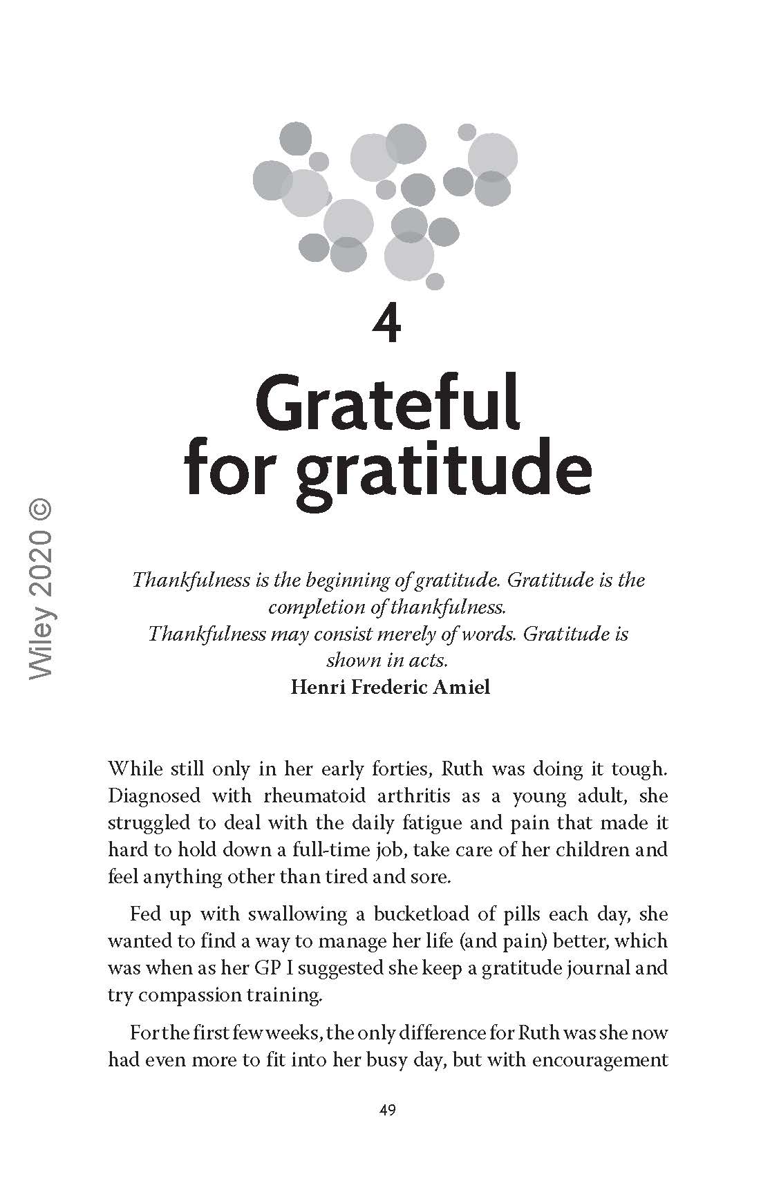 Gratitude for Mental Wellbeing